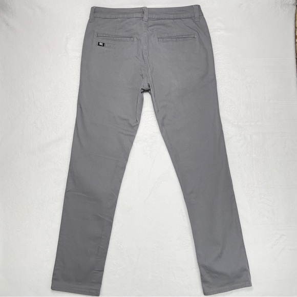 RSQ London Chino Skinny Pants 32x32 Solid Grey Stretch Great Condition!! - Picture 5 of 14